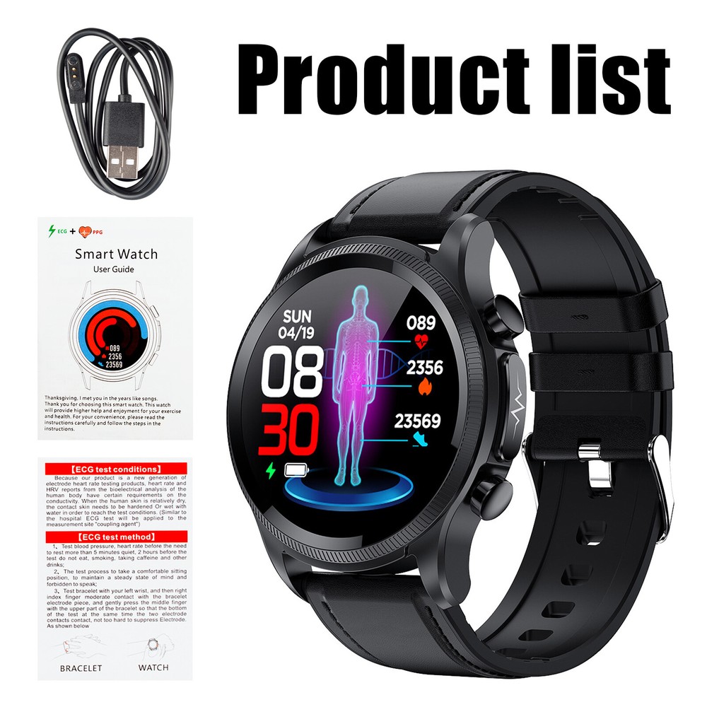 Smart Watch Smartwatch Multifunction Sport Answer Call for Men Women Black
