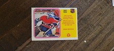 1982-83 OPC SIGNED GOALS AGAINST LEADERS CARD DENIS HERRON CANADIENS SCOUTS 239