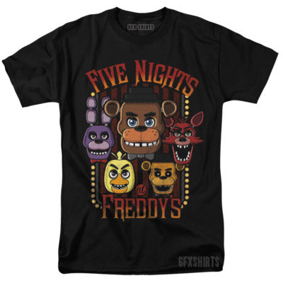 Five Nights at Freddy's Shirt FNAF Help Wanted Fazbear graphic design T-Shirt