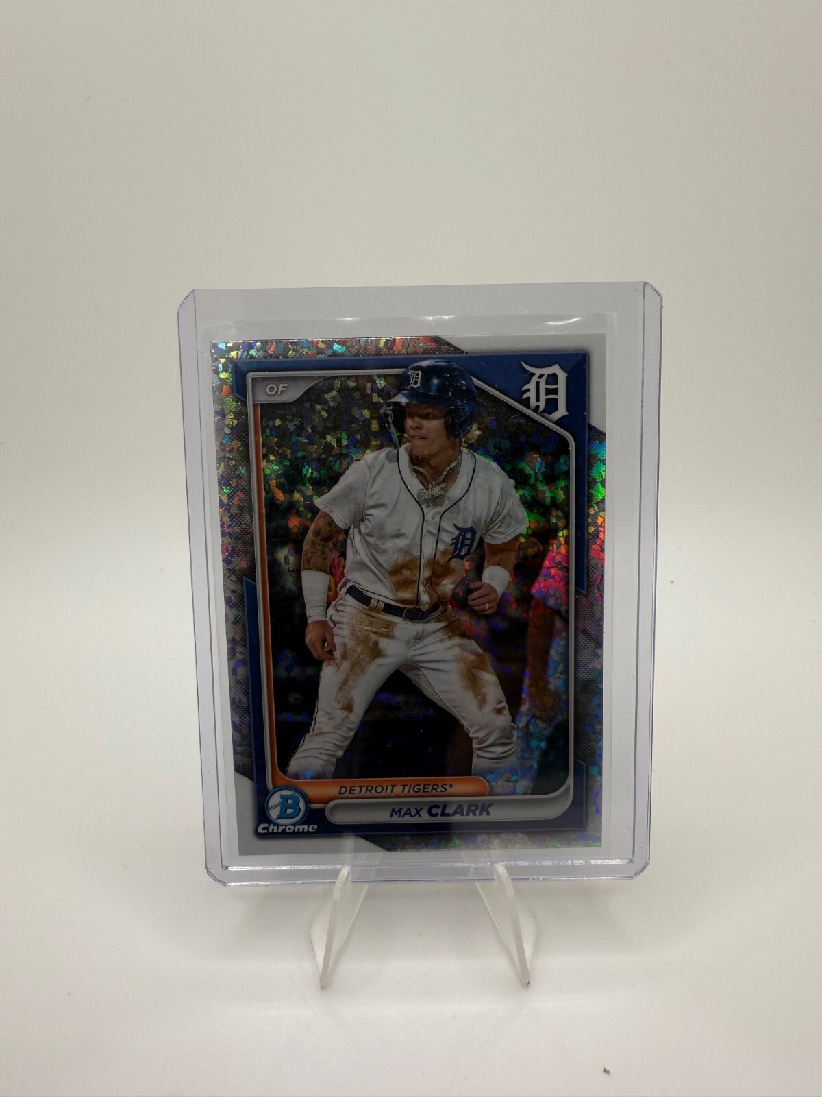 2024 Bowman Chrome Prospects Mini-Diamond Refractor Max Clark #BCP-74