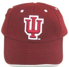 Indiana Hoosiers Red Structured One Size Fits All Fitted Hat By Drew Pearson