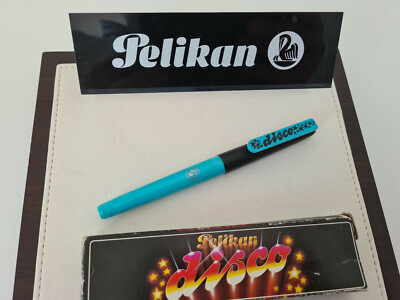 Pelikan Disco P455 ''B'' türkis Schulfüller Jugendfüller Füllhalter Vintage