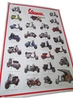 VINTAGE VESPA POSTER 60s-70s