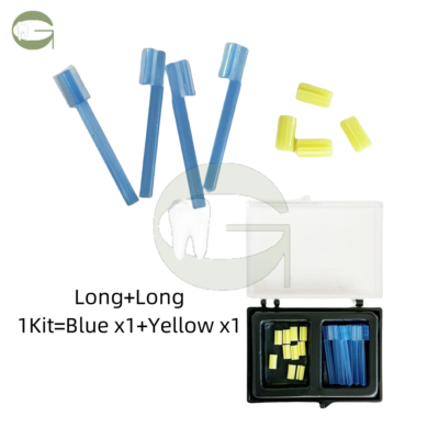 #ad Long Dental Blue Bar Yellow Clips Bolt Inserts Overdenture Attachment Implant $191.21