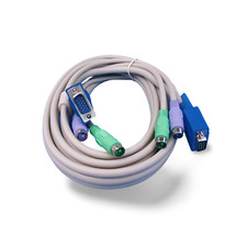 10ft KVM Video Cable Male to Male - Beige