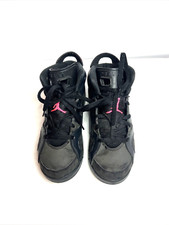 Nike Air Jordan Retro 6 Hyper Pink TD Sneakers Girl Size 1 Youth 543389-008