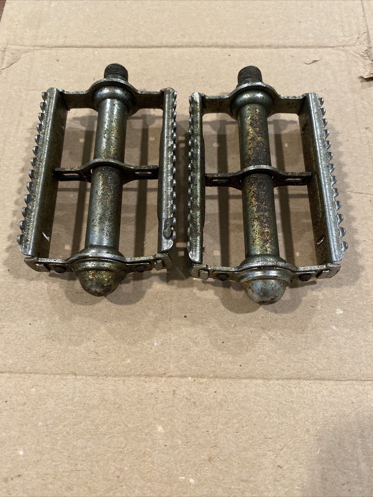 vintage bicycle pedals all metal 916 eBay