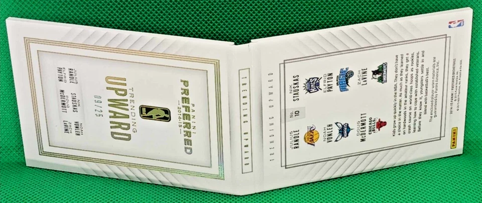 2014 Preferred Prime Book Randle/Stauskas/Vonleh/Payton/McDermott/LaVine #10 - Image 2 of 2