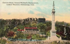 General Walthall's Cravens House Lookout Mountain Chattanooga Tennessee c1910 PC