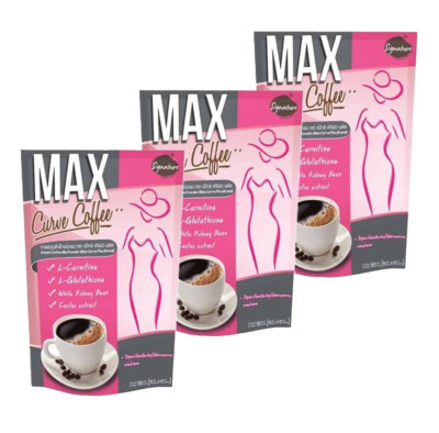 3 x Max Curve Coffee Weight Management Slimming shape Reduce Belly Fat Burn