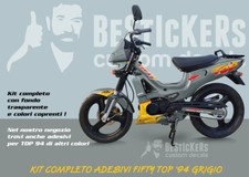 kit adesivi grafiche Malaguti FIFTY TOP 1994 94 MIX GRIGIO PRE SERIE restauro