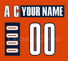 Ontario Reign Customized Number Kit For 2008-2015 3rd Uniform