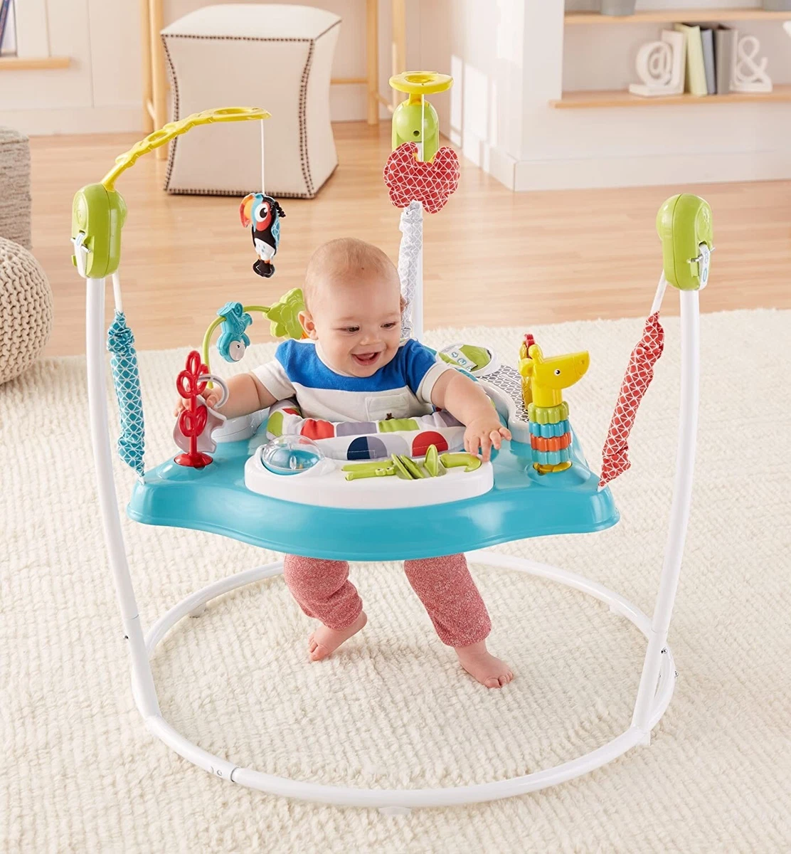 Silla para Bebe Saltarina Actividad Jugar Saltar Musica Juguetes