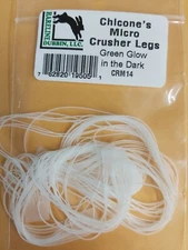 HARELINE  Chicone's Micro Crusher Legs  #CRM14  GREEN GLOW IN THE DARK