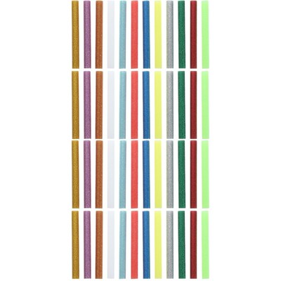  Set of 2 Klebestifte Farbige Heißklebestifte Gel Mulchkleber