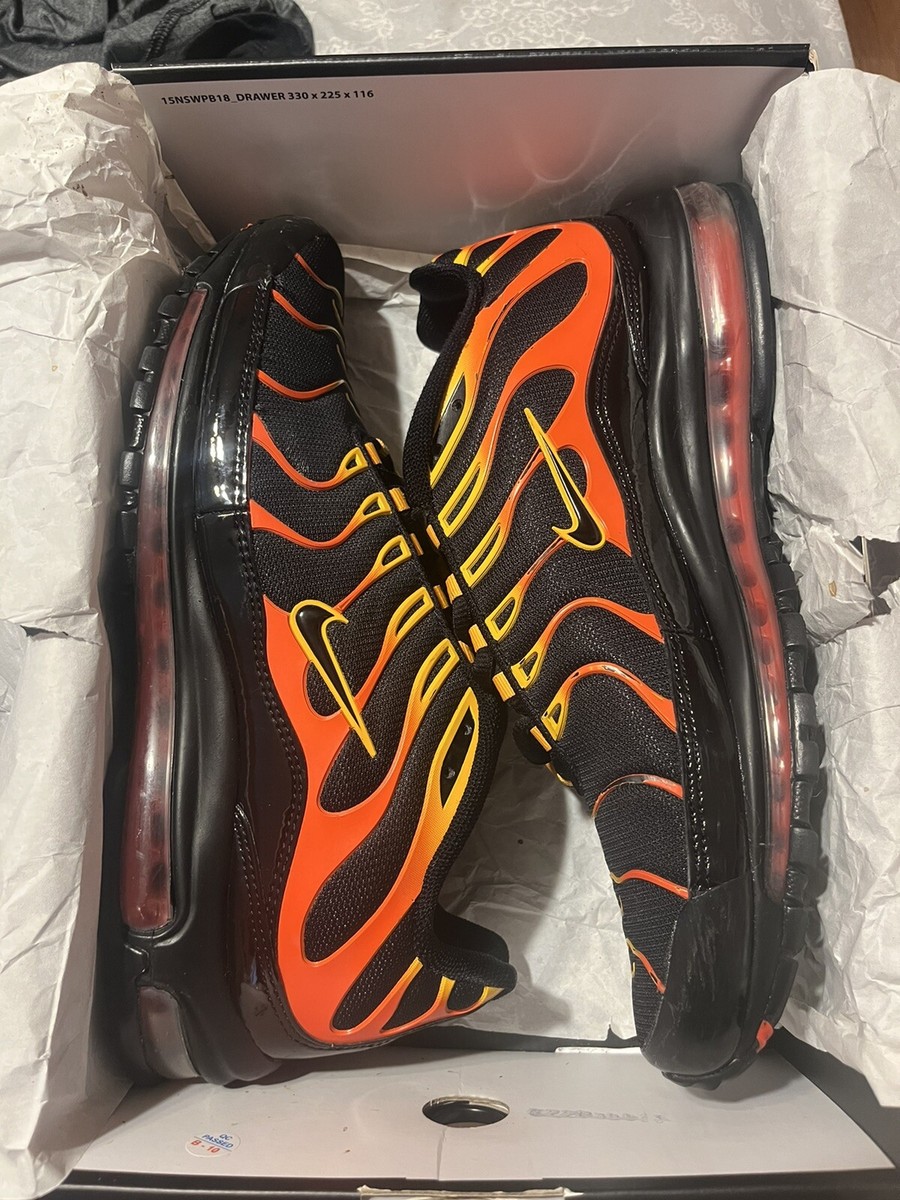 paddestoel Regelmatig Categorie Nike Air Max 97 Plus “Black/Shock Orange” 2018 Release,SIZE 11,USED,OG  ALL,CLEAN | eBay