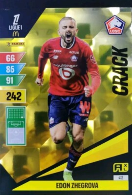 PANINI Adrenalyn XL 2024-25 Ligue 1 #412 Edon ZHEGROVA LOSC Lille Crack Card