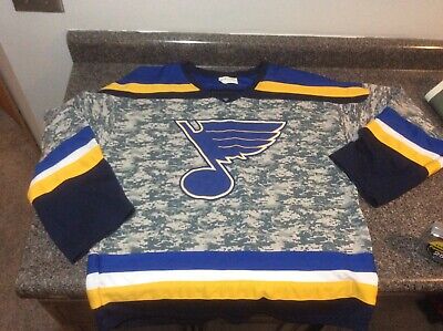 st louis blues military jersey