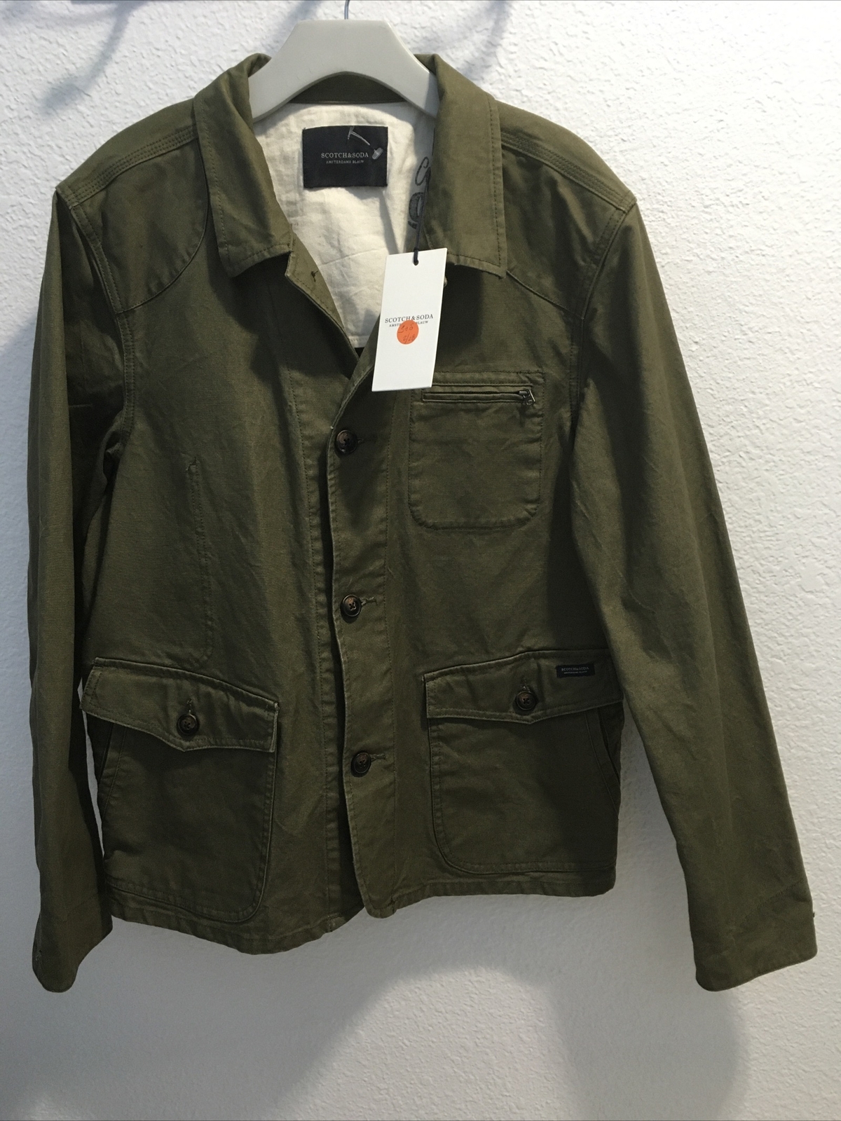 \u0026 Soda mens canvas workwear jacket army 