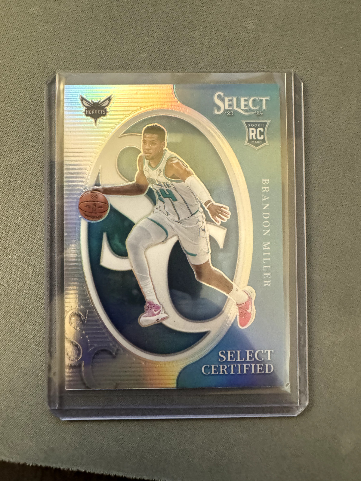 2023-24 Panini Select Brandon Miller Select Certified Silver RC #10