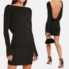 NWT Etiquette Open Draped Back Mini Dress M