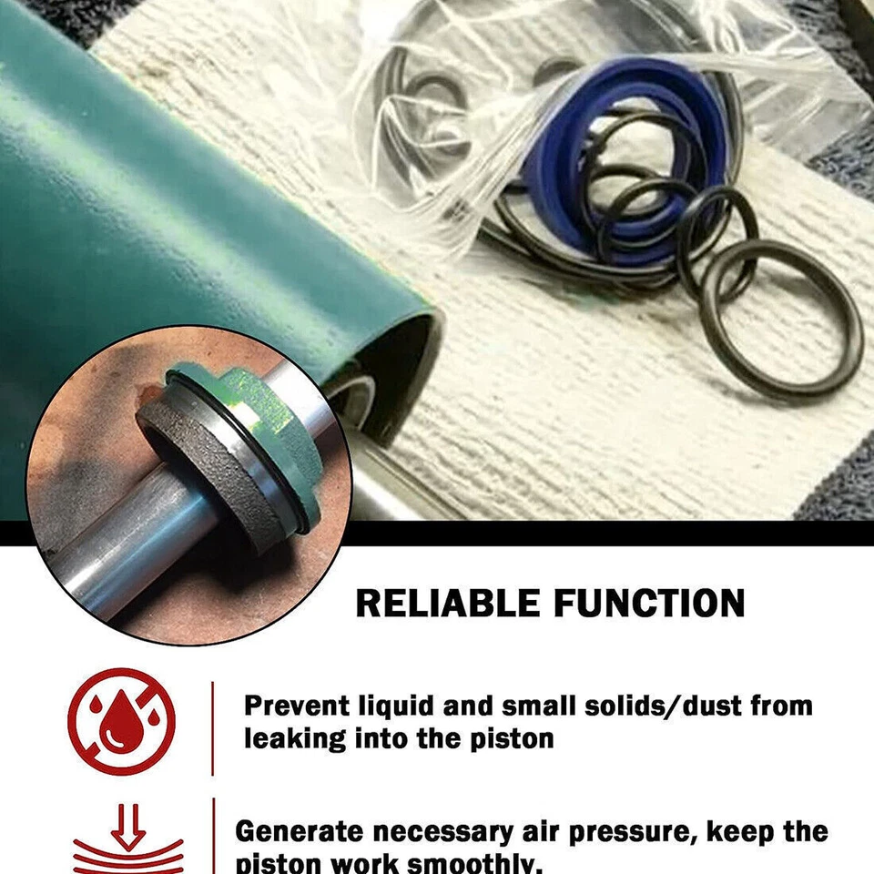 Kit de reconstrucción de sellos 328.12002 para todos los años Sears Craftsman gato de piso de 1,5 toneladas Foto 4 de 4