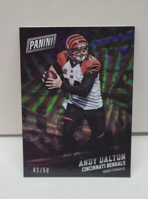 ANDY DALTON 2017 Black Friday WEDGES ~ #'d /50 ~ Cincinnati BENGALS