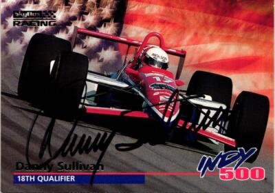 1996 SkyBox Indy 500 #27 DANNY SULLIVAN Signed Autographed