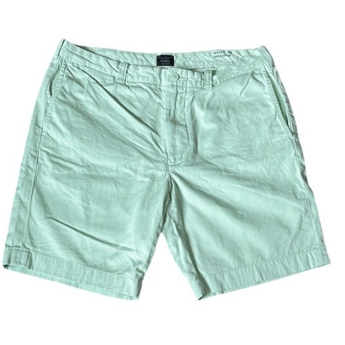 J. Crew Stanton 9" Chino Shorts Mens 35 Mint Green Garment Dye Cotton Twill - Picture 10 of 10