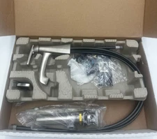 Delta Ashlyn 1.2 GPM Single Hole Bathroom Faucet with Push Pop-Up Drain Assembly