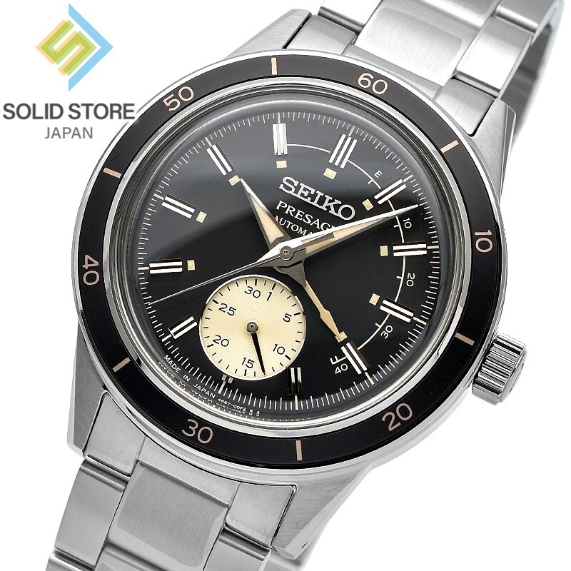 Seiko Presage Men's Black Watch - SARY211