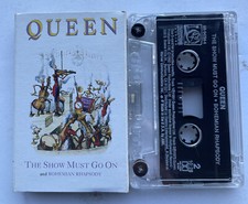 QUEEN THE SHOW MUST GO ON B/W BOHEMIAN RHAPSODY CASSETTE SINGLE 13A