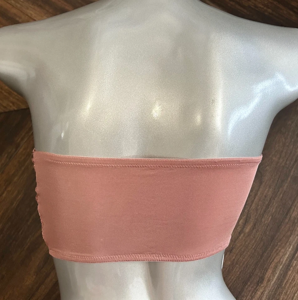 Novo Sutiã Free People Renda Sem Costura Bralette Vintage Rosa OB989650 L - Imagem 2 de 2