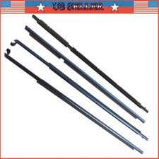 Door Belt Molding Weatherstrip Set for 1995-2002 Toyota Corolla 1.8L Front Rear