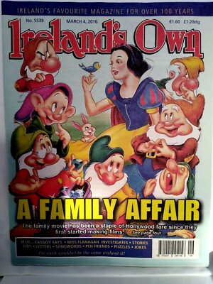 Ireland's Own Magazine 04.03.2016 5539 A Family Affair Hollywood and Terry Wogan
