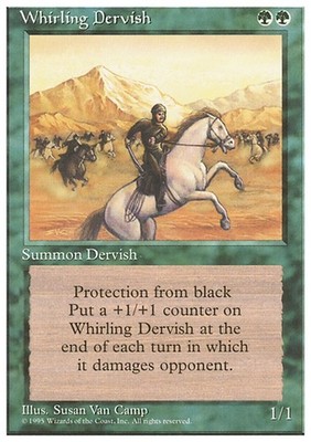 WHIRLING DERVISH x1 mtg NM/NM-   4th Edition 1 Unc UNPLAYED