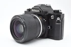 *Exc+5* Nikon FM Black SLR Film Camera Ai-s Nikkor 36-72mm From JAPAN #4744