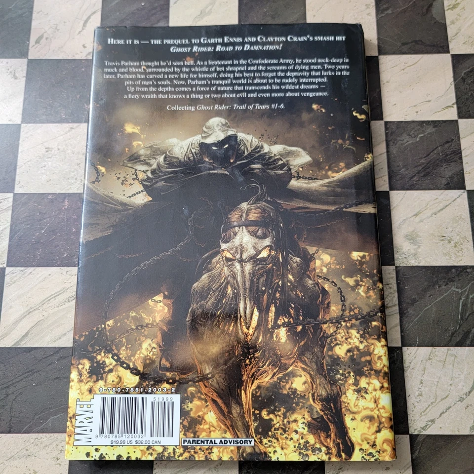 Ghost Rider Trail of Tears Garth Ennis Marvel Premiere Edition HC First Print  - Image 2 of 4