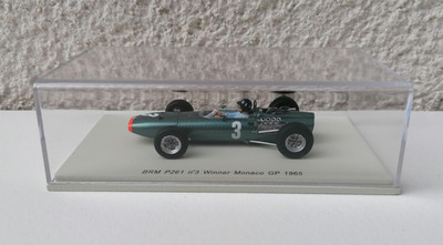 G. Hill BRM P261 Winner Monaco GP 1965 Spark 1:43