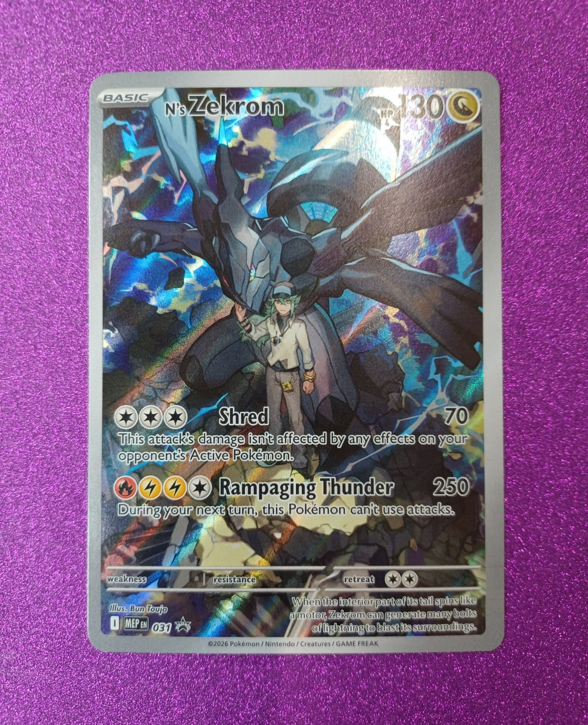 Mega Evolution Black Star Promos: N's Zekrom-031