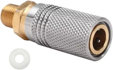 Paintball PCP 1/8" NPT Male Thread Coupler HPA CO2 Air Tank Refill Connector Qui