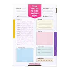 Pukka Pad, Pukka Planet B5 Daily Planner Pad Featuring 100% Recycled Paper with