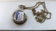 New/working item Pocket watch Attack on Titan Survey Corps Antique style