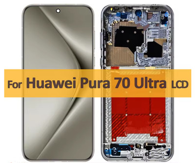 Für Huawei Pura 70 Ultra LTPO OLED Display LCD Bildschirm Touch Digitizer mit Rahmen