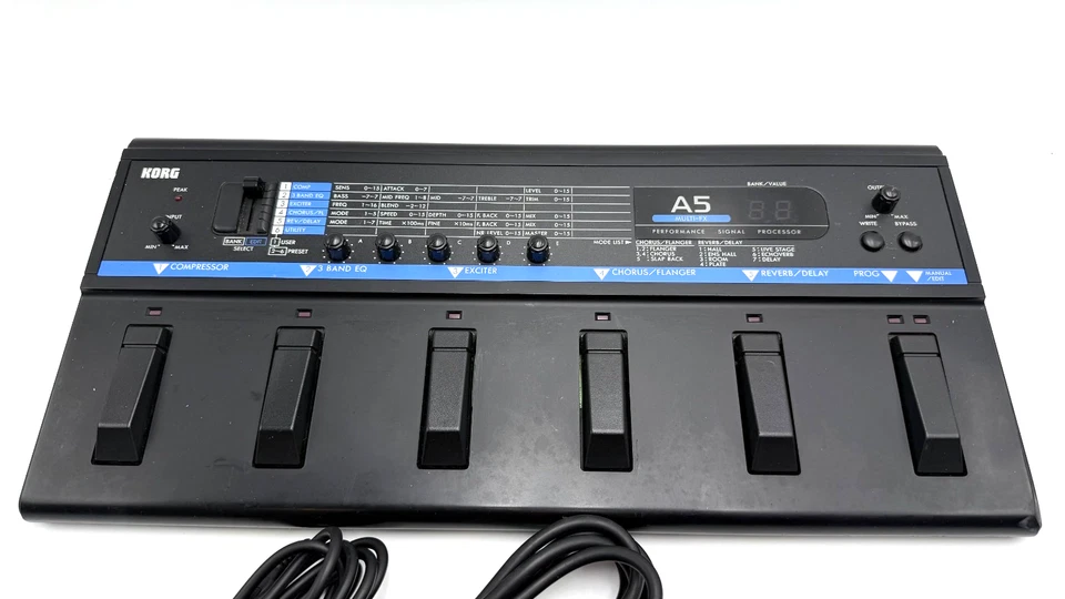 Korg A5 FX – Gitarren Multi-FX Effektgerät – inkl. Netzteil & Kabel – Vintage - Bild 3 von 4
