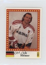 1991 Semic Hockey World Championship Stickers Milky Way Back Uli Hiemer 0i4g