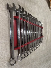 Snap-on OSHM713 Metric Combination Wrench Set 6 Point 7-19mm 13pc W/RACK SAVE$$!