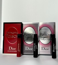 Dior Poison Perfume Collection 3pc Sample Vial Spray Set