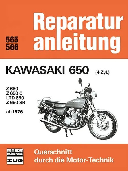 Kawasaki 650 (4 Zyl.) Ab 1976 | Z 650 / Z 650 C / Ltd 650 / Z 650 Sr | Buch-image
