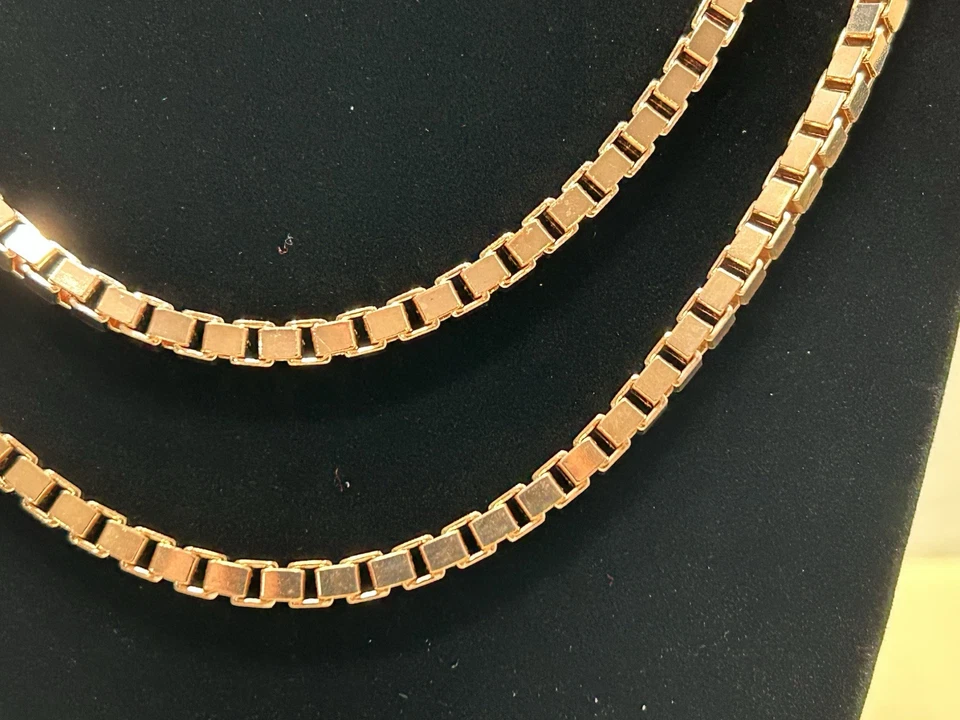 "Juego de collar de bronce Bronzo Italia QVC Milor Italia 18 y 20""" Foto 2 de 4